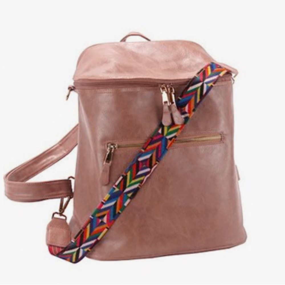 Milani Vegan Leather Convertible Backpack new
